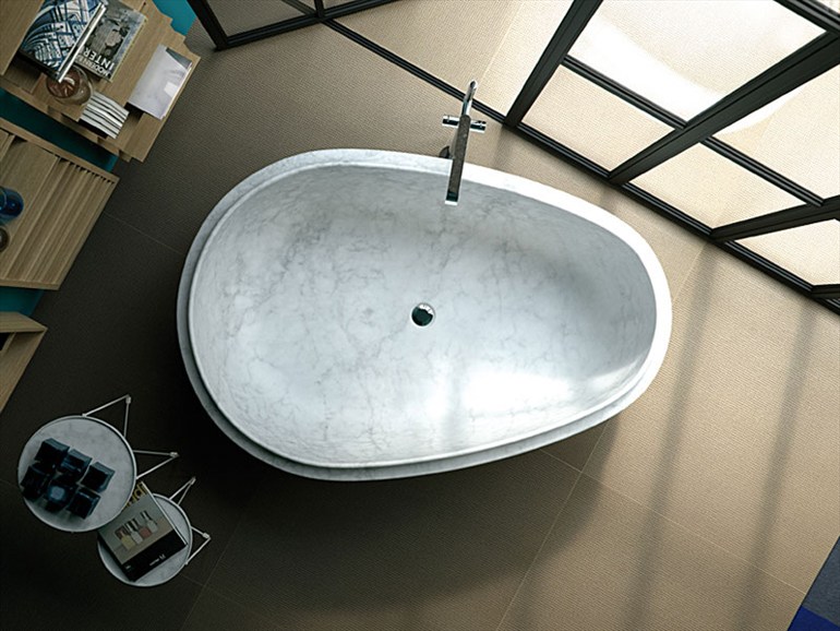 vasca da bagno in marmo